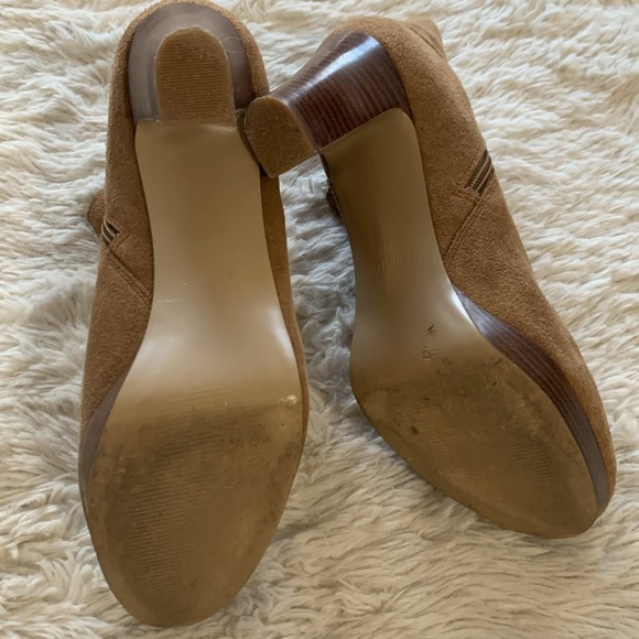 Nine West Suede Booties Sz 11 - Picture 9 of 10